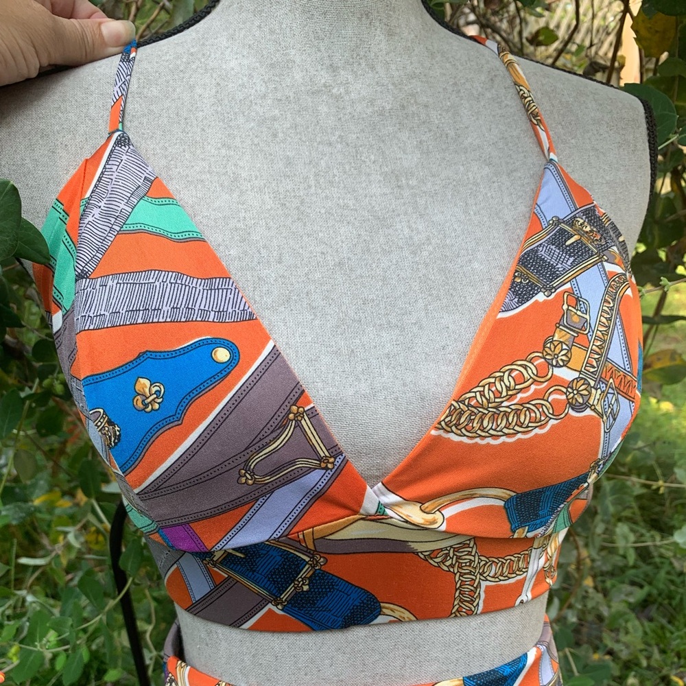 Wow Couture 2 Piece Bikini Top and Skirt - Picture 3 of 14